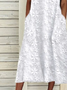 JFN Cotton-blend Plain Dress