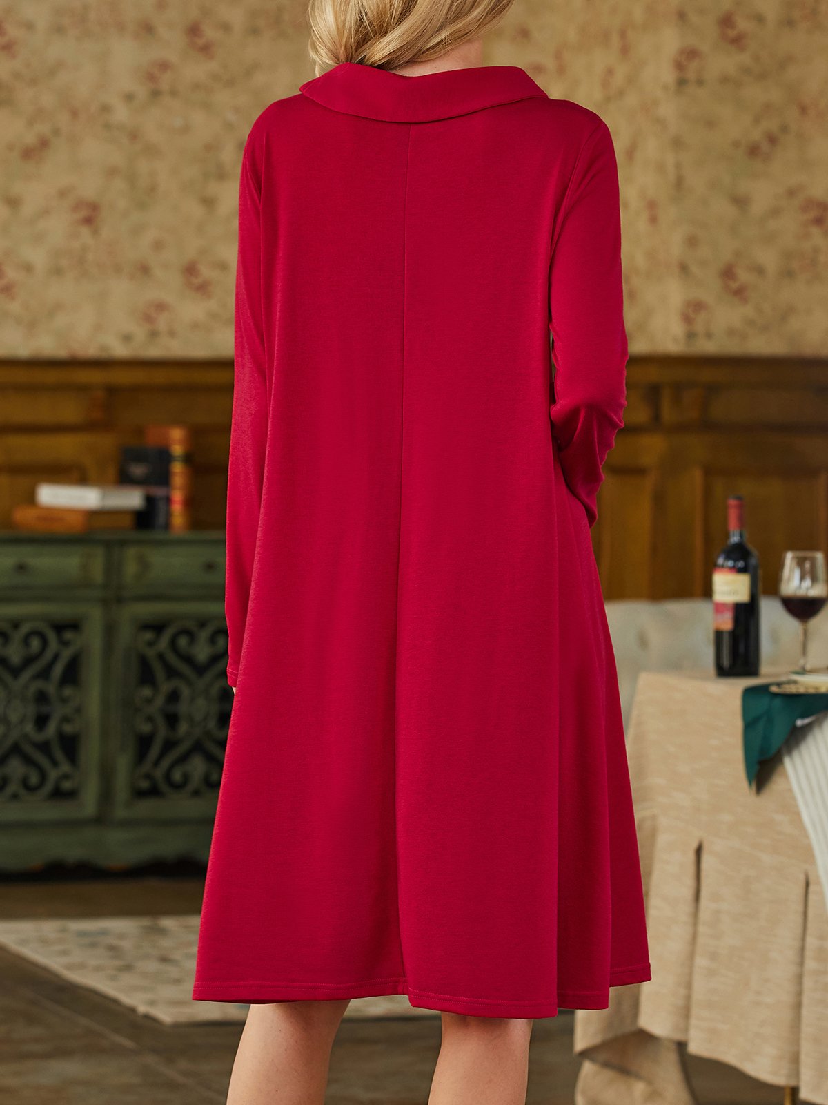 loose-buttoned-crew-neck-urban-dress-justfashionnow