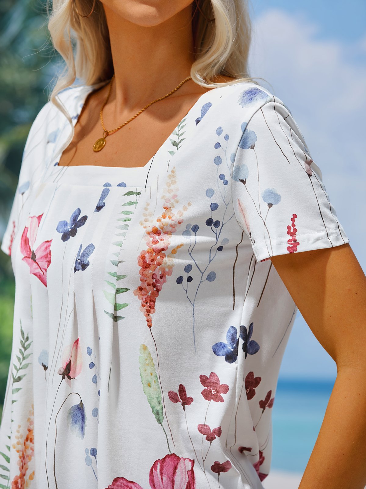 Casual Loose Floral T-Shirt