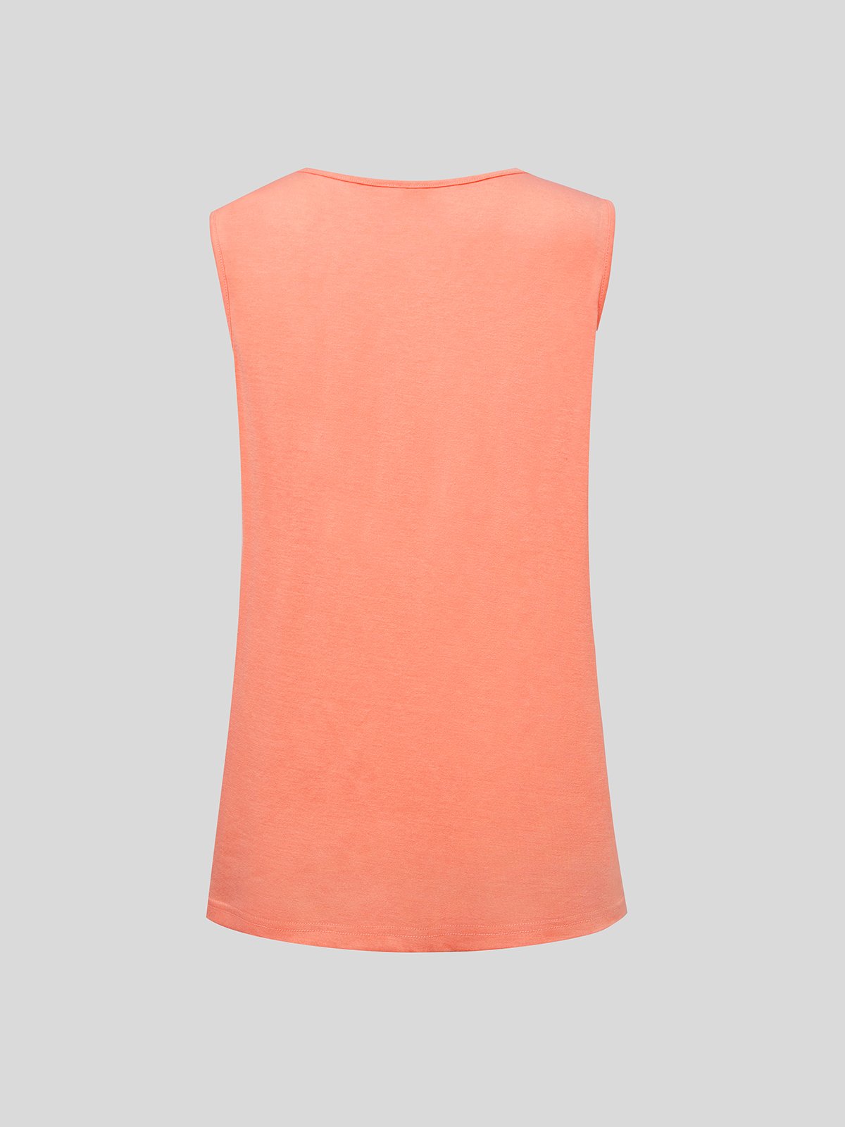 Square Neck Simple Tank Top