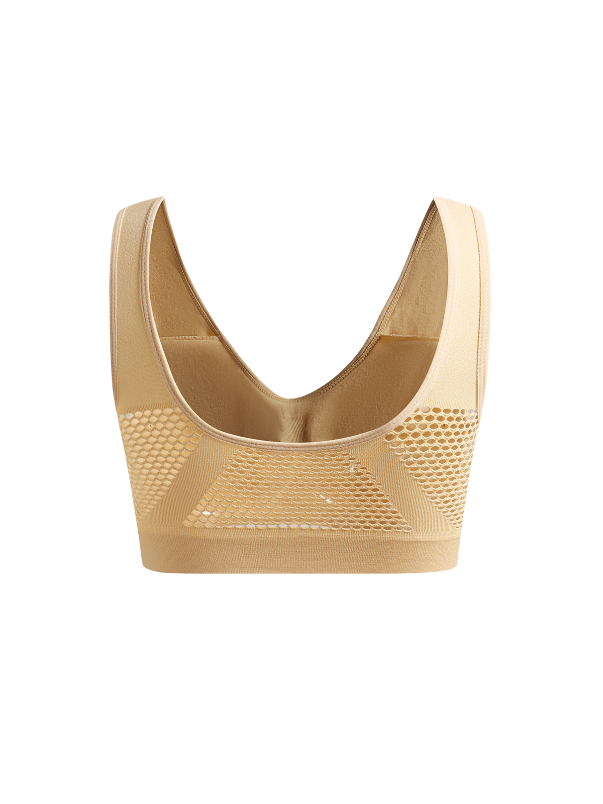 Perforated Seamless Sports Bra Plus Size