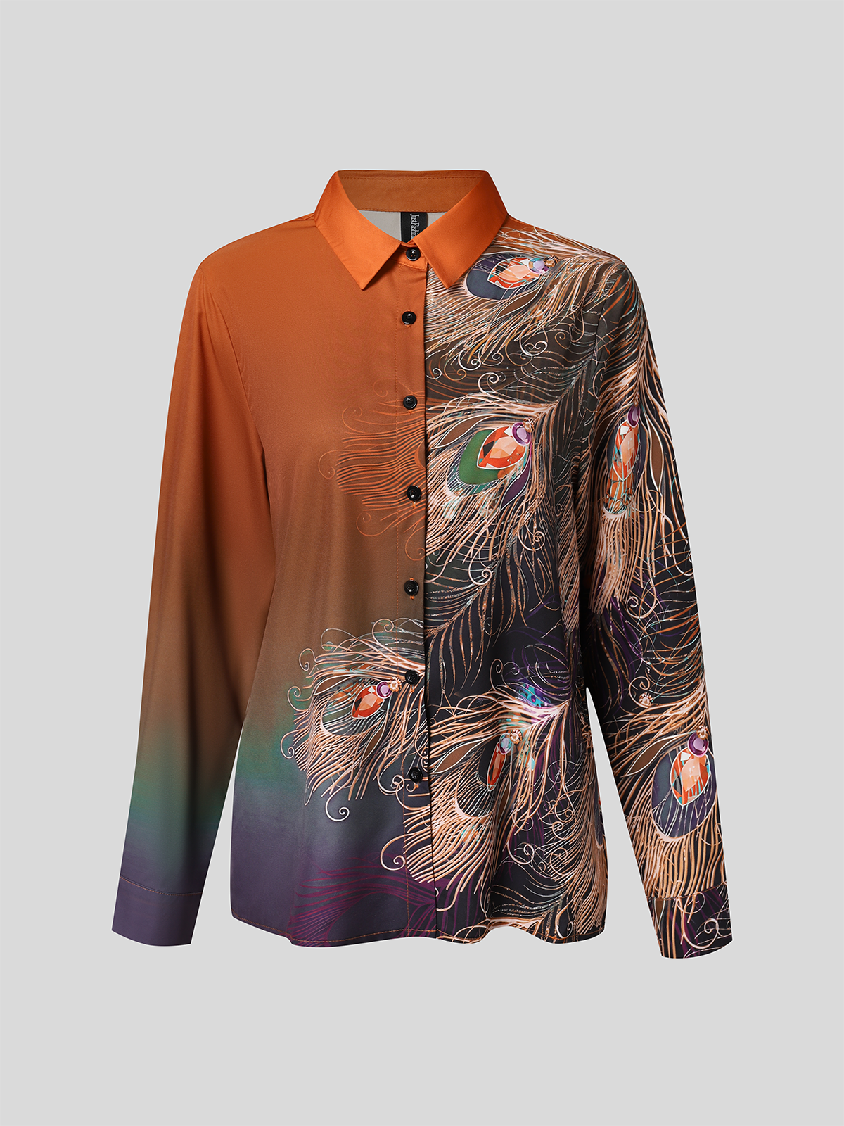 casual-shirt-collar-feather-pattern-blouse-justfashionnow