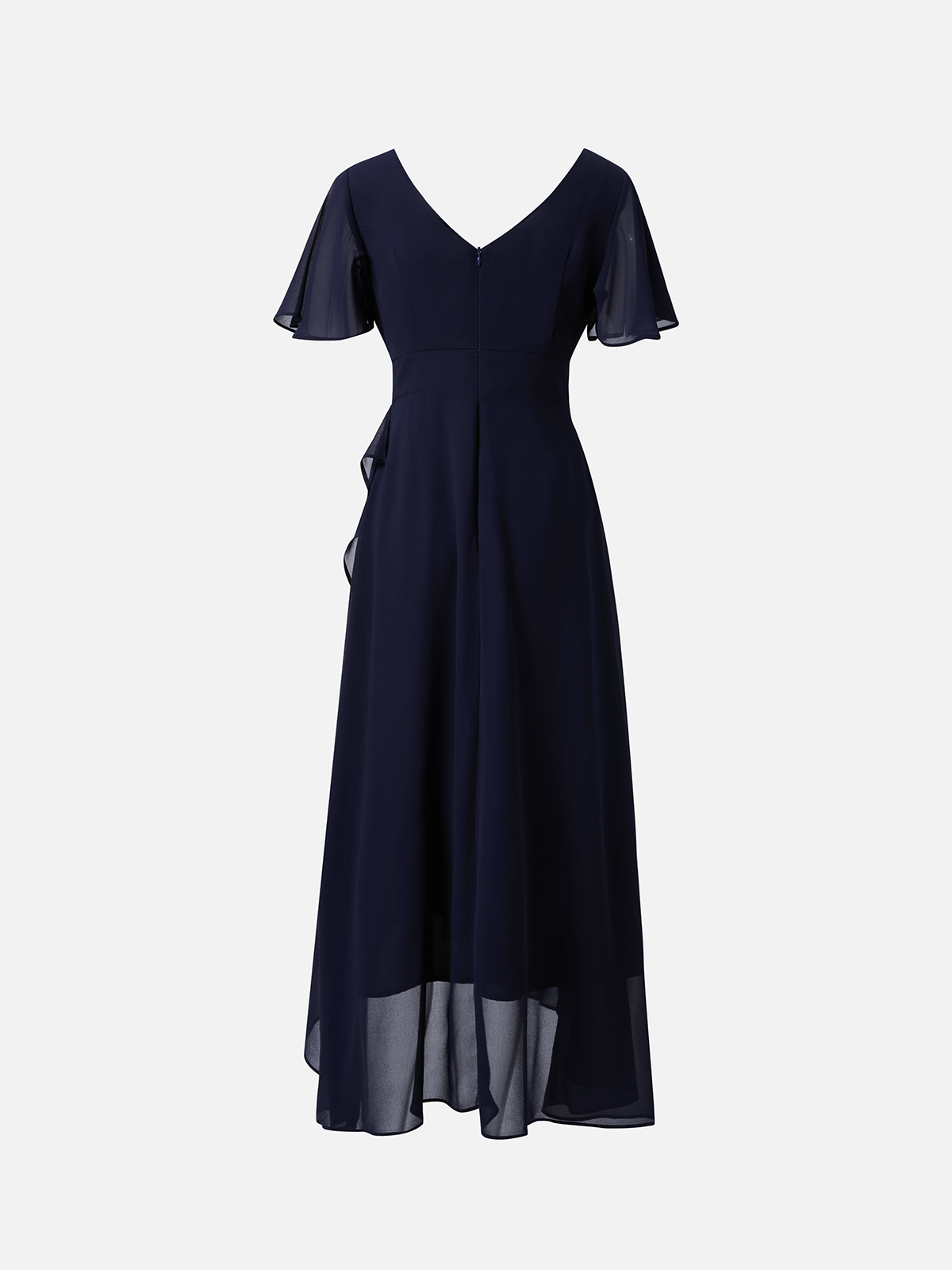 Elegant Plain Chiffon Loose Dress