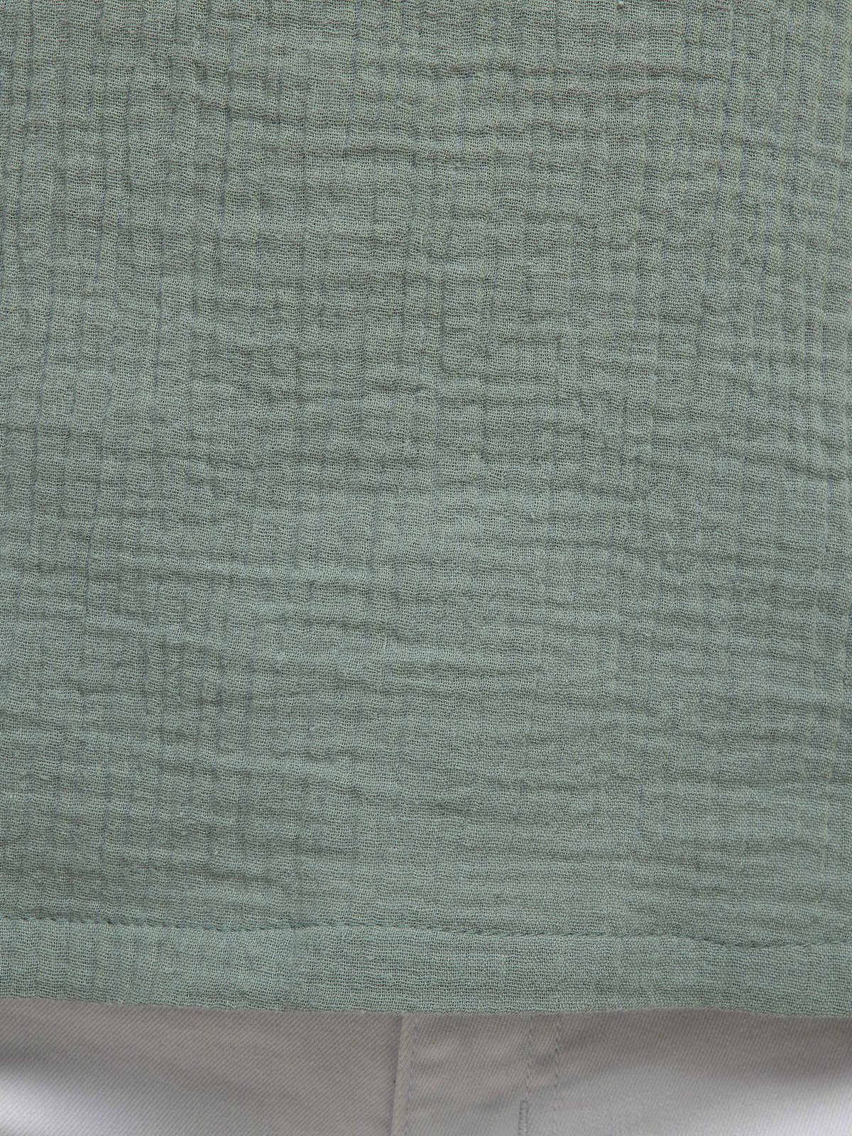 Plain Linen Short Sleeve Casual Blouses