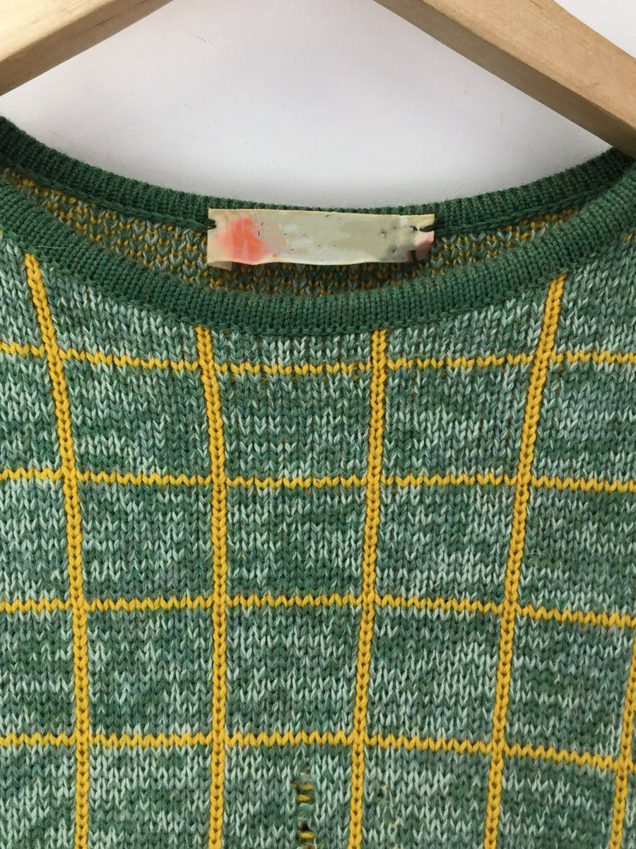Vintage Round Neck Long Sleeve Woolen Sweater