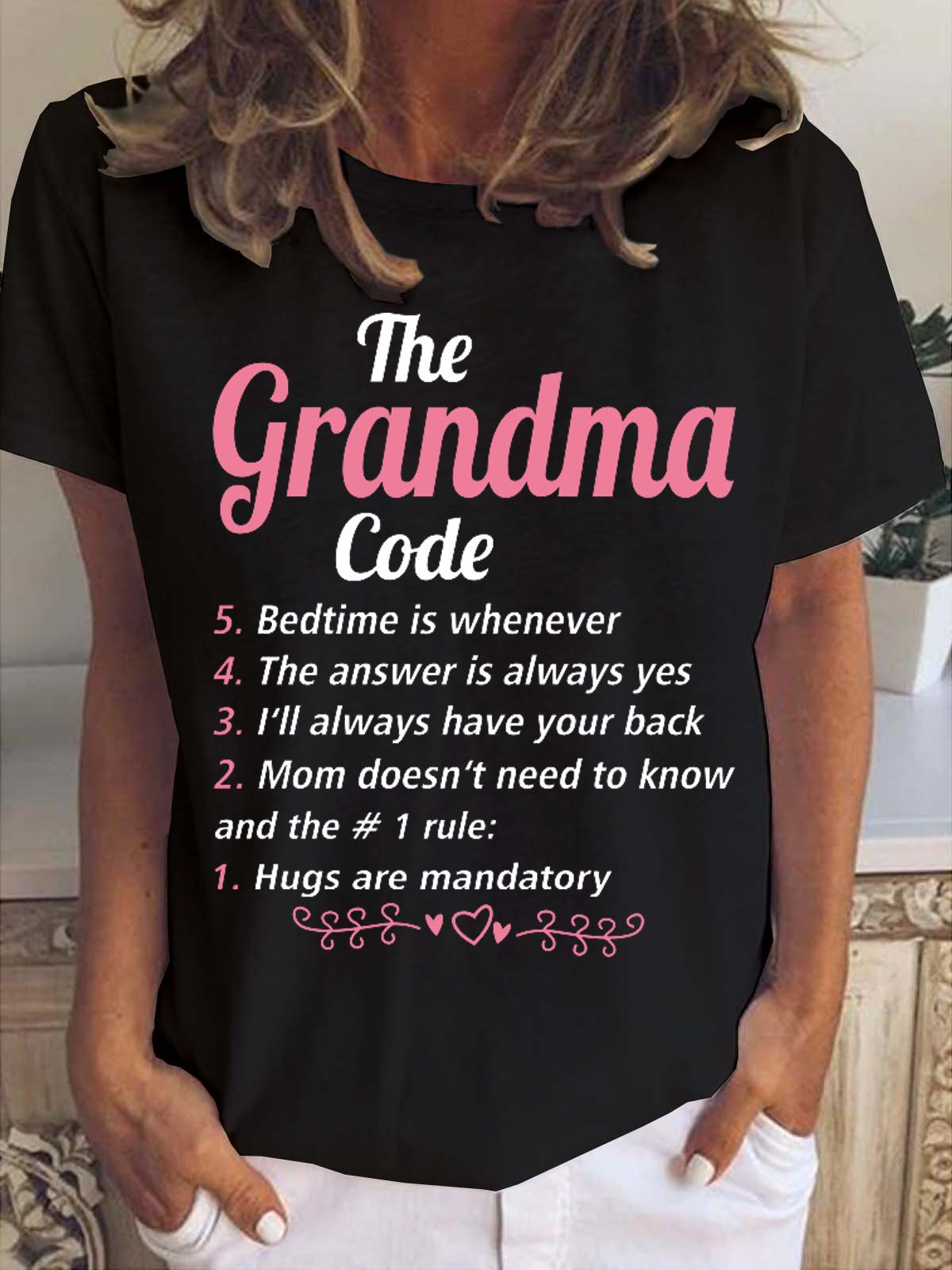Women Letter Short Sleeve Tee T-shirt Crew Neck Casual Summer Top