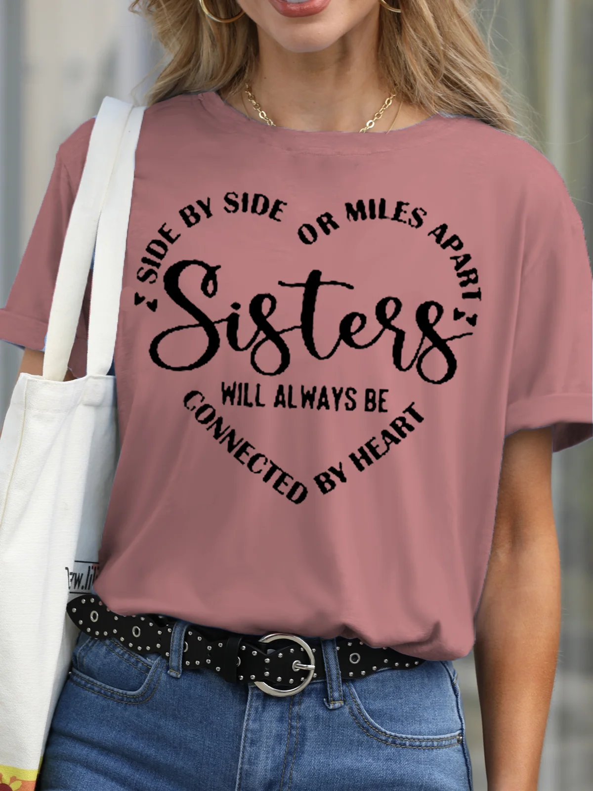 Women's Short Sleeve Tee T-shirt Summer Letter Crew Neck Casual Top