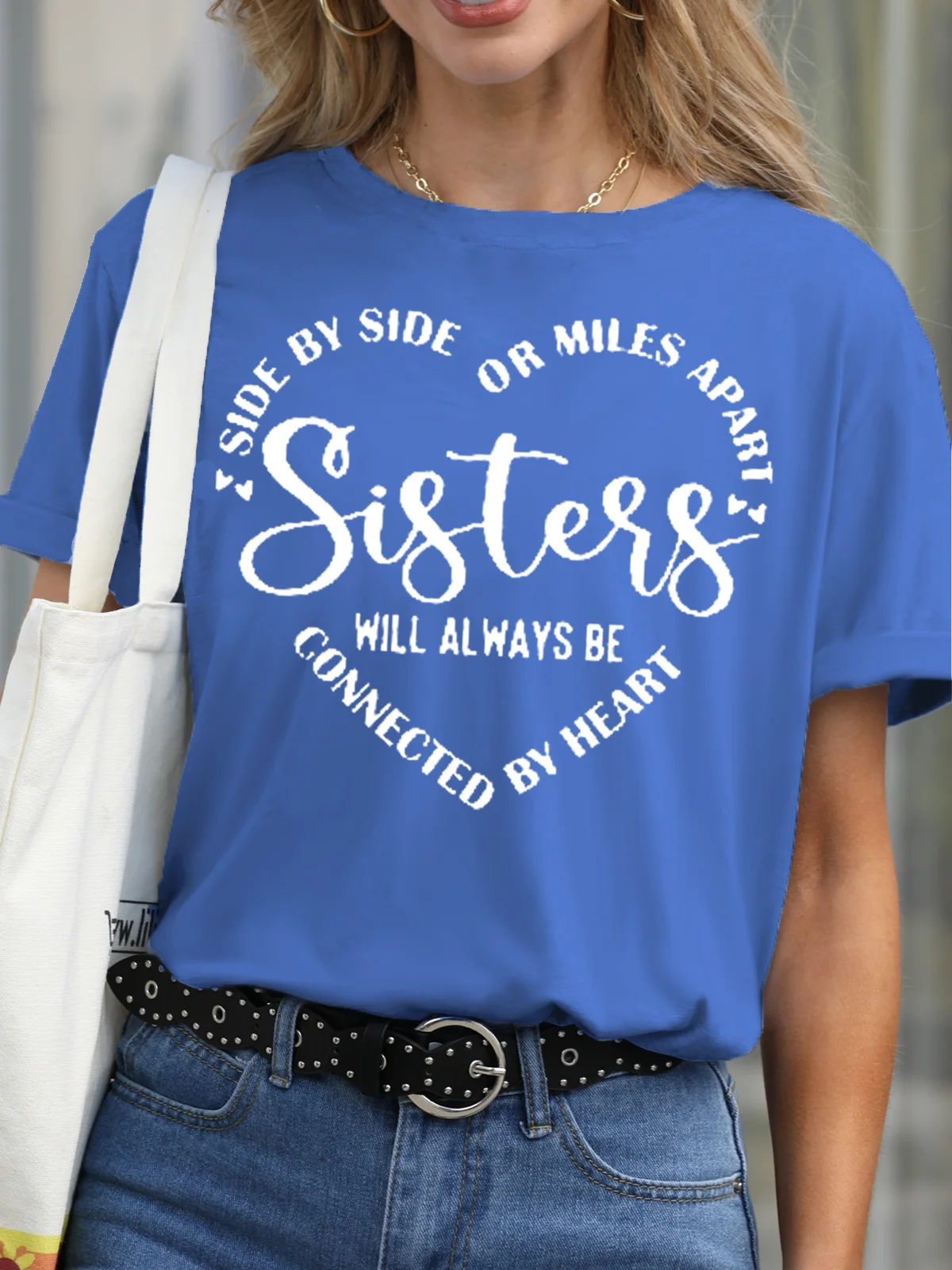Women's Short Sleeve Tee T-shirt Summer Letter Crew Neck Casual Top