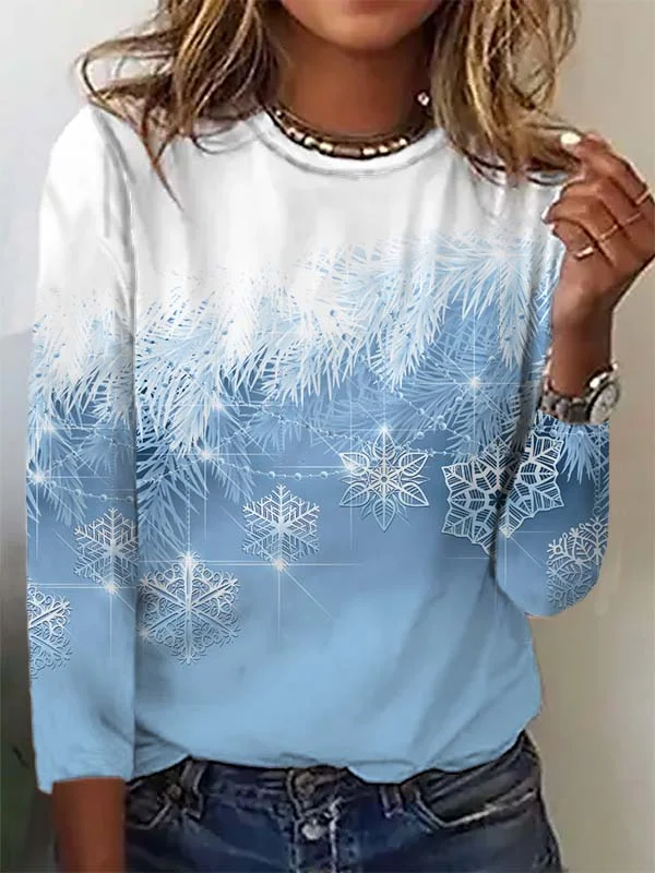 Casual Christmas Long sleeve T-Shirt