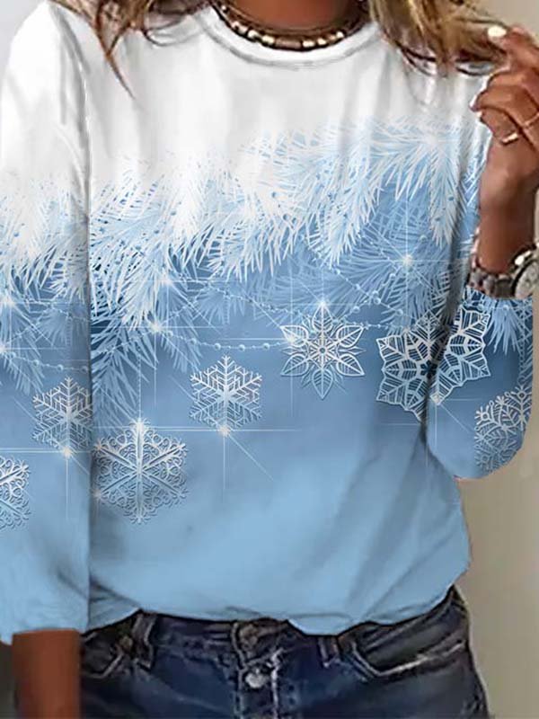 Casual Christmas Long sleeve T-Shirt