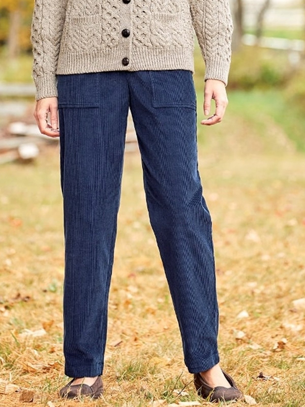 Women's Wide-Wale Corduroy Pull-On Pants