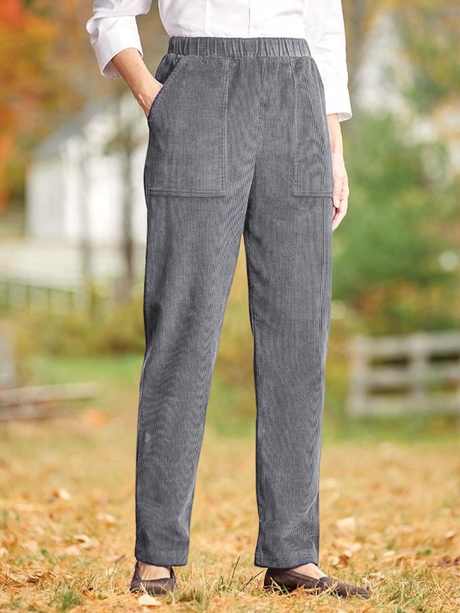 Women's Wide-Wale Corduroy Pull-On Pants