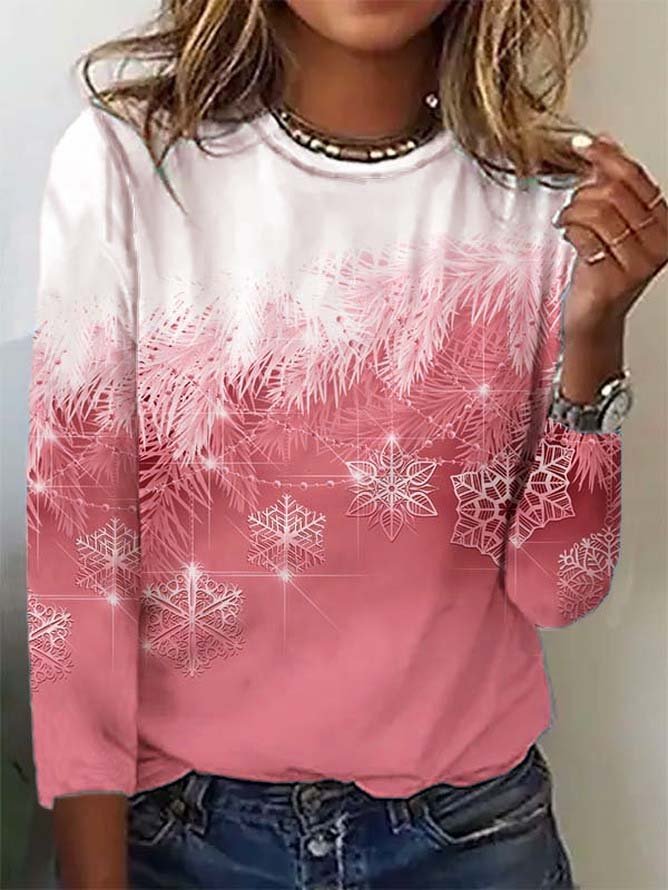 Casual Christmas Long sleeve T-Shirt