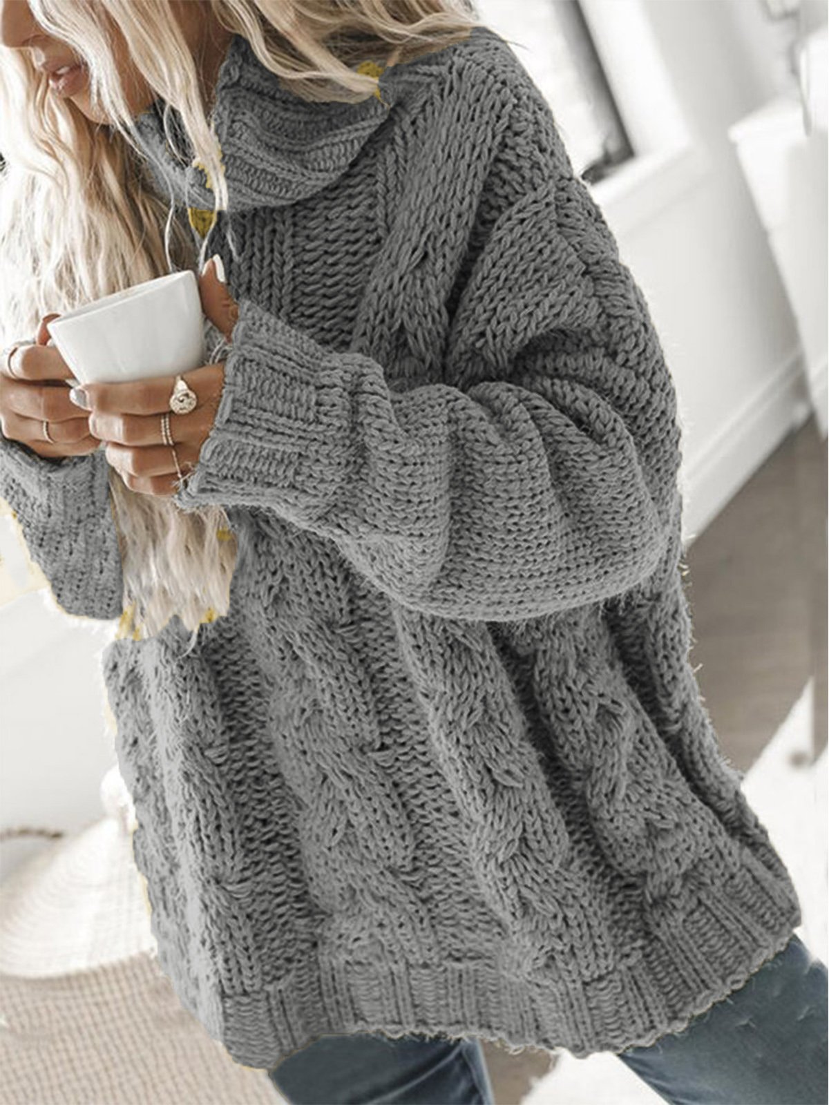 Long Sleeve Turtleneck Sweater | justfashionnow