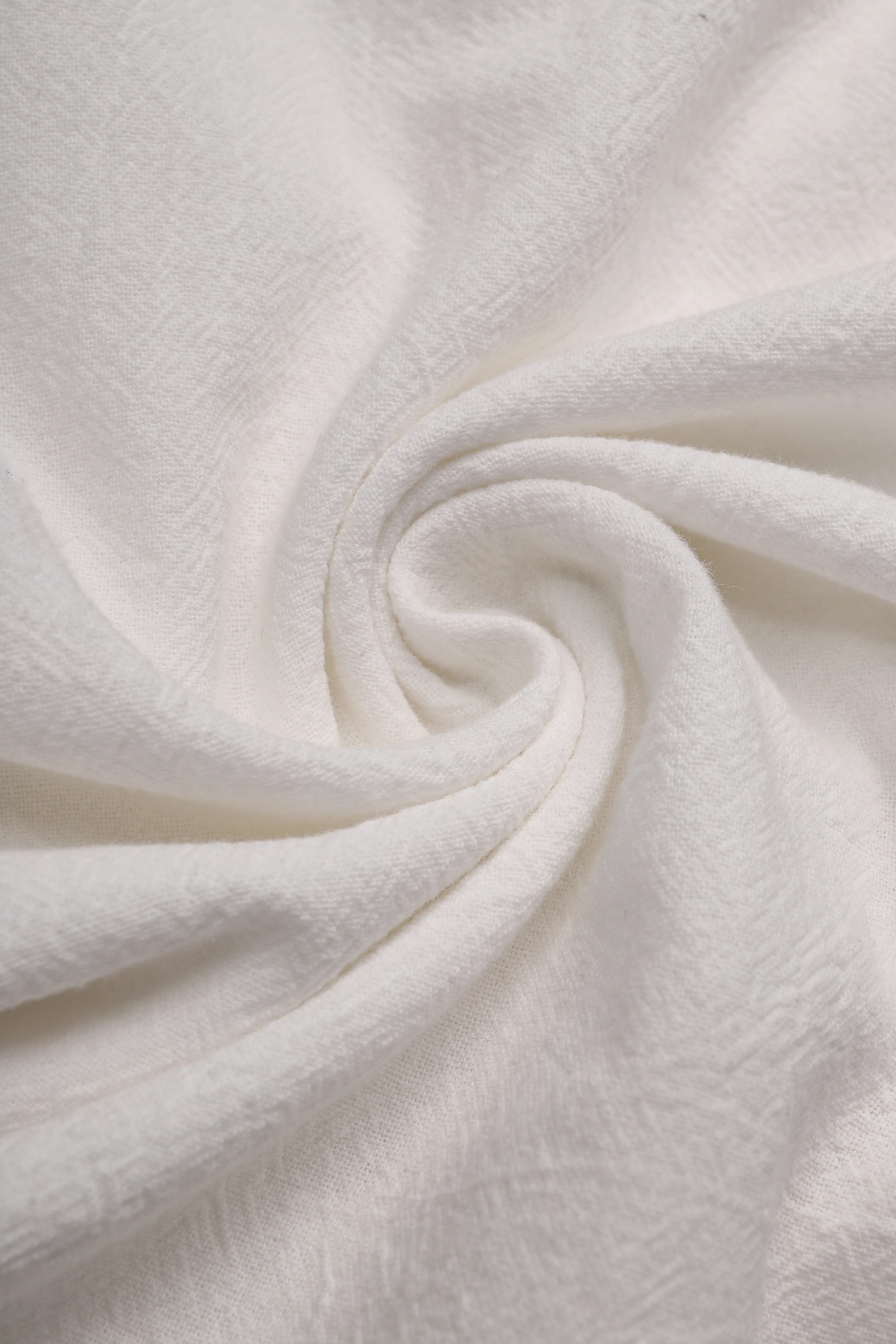 JFN Cotton & Linen Plain Hollow Out Tops Casual Turtleneck Breathable T-Blouse
