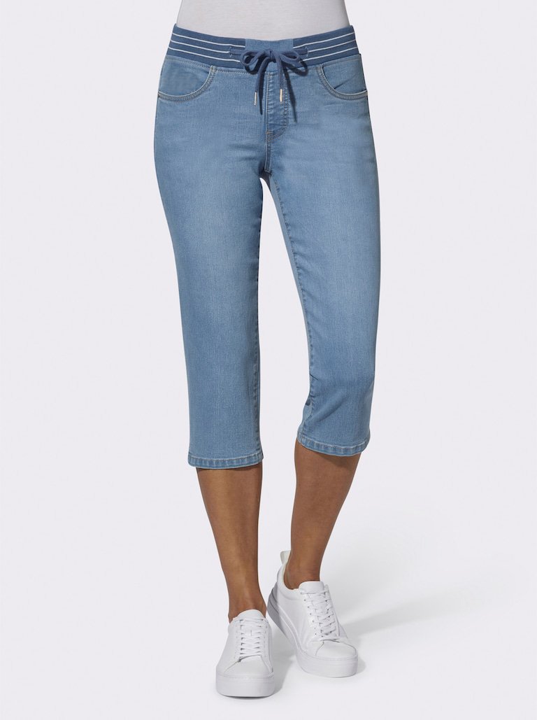 Loose Plain Denim Casual Jeans