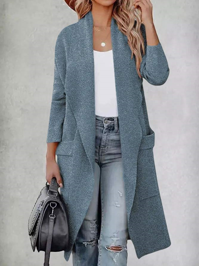 Casual Loose Woolen Other Coat