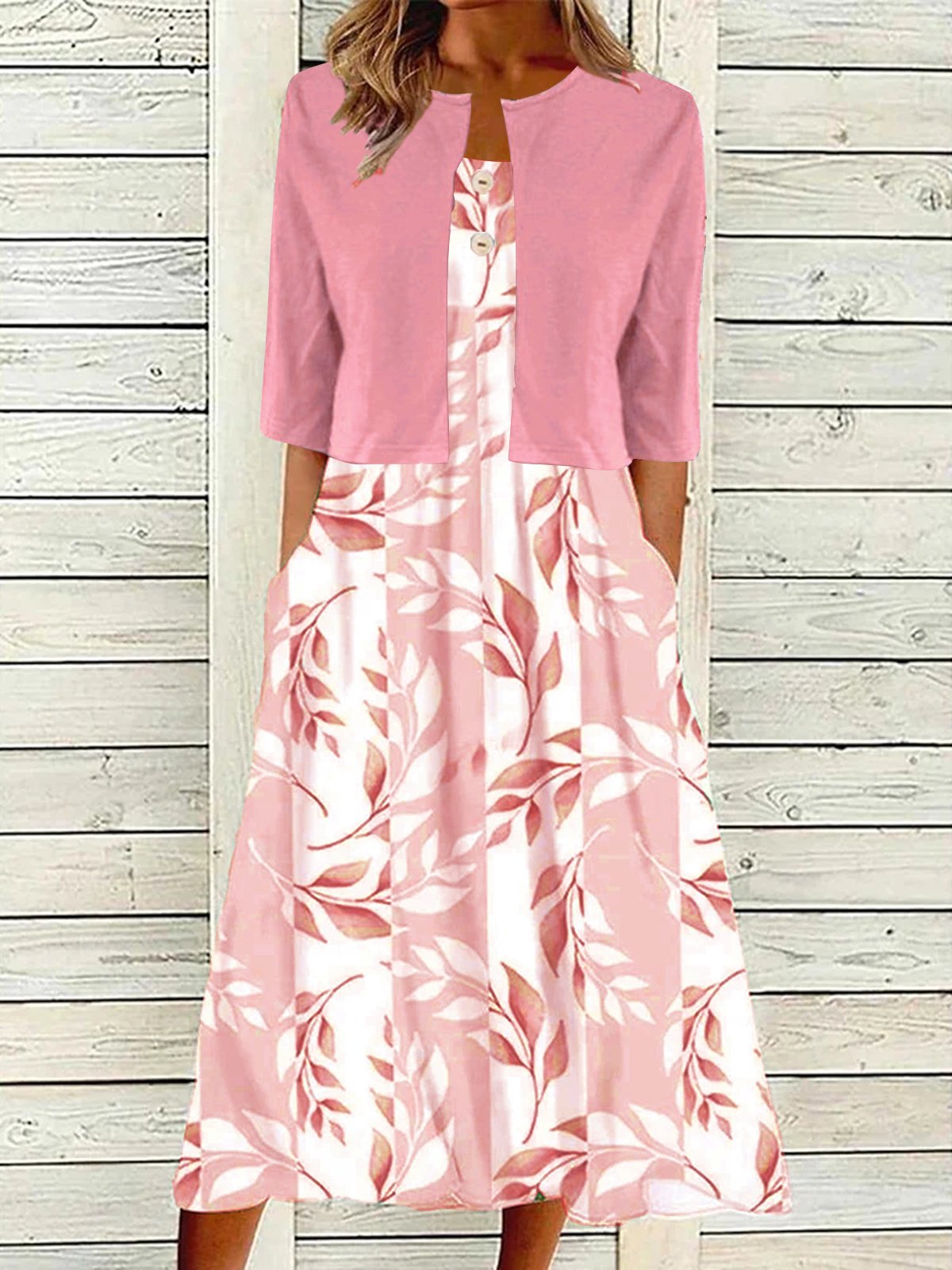 Floral Elegant Two-Piece Set