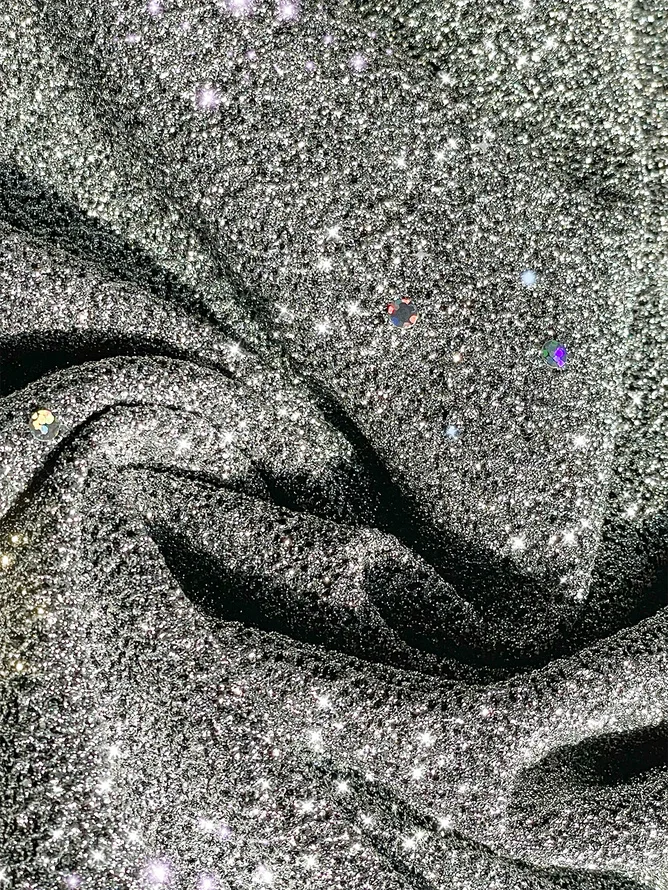 Wrap Casual Sparkle Sequin Glitter Cardigan