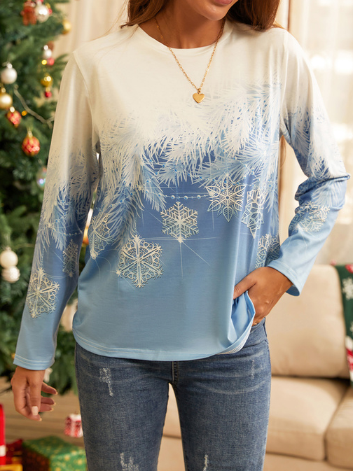 Casual Christmas Long sleeve T-Shirt