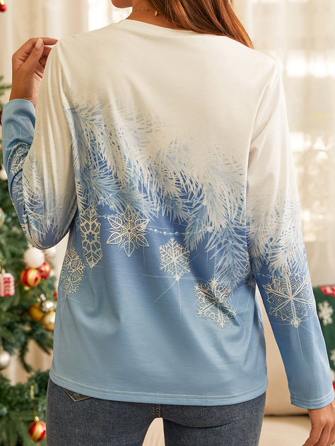 Casual Christmas Long sleeve T-Shirt