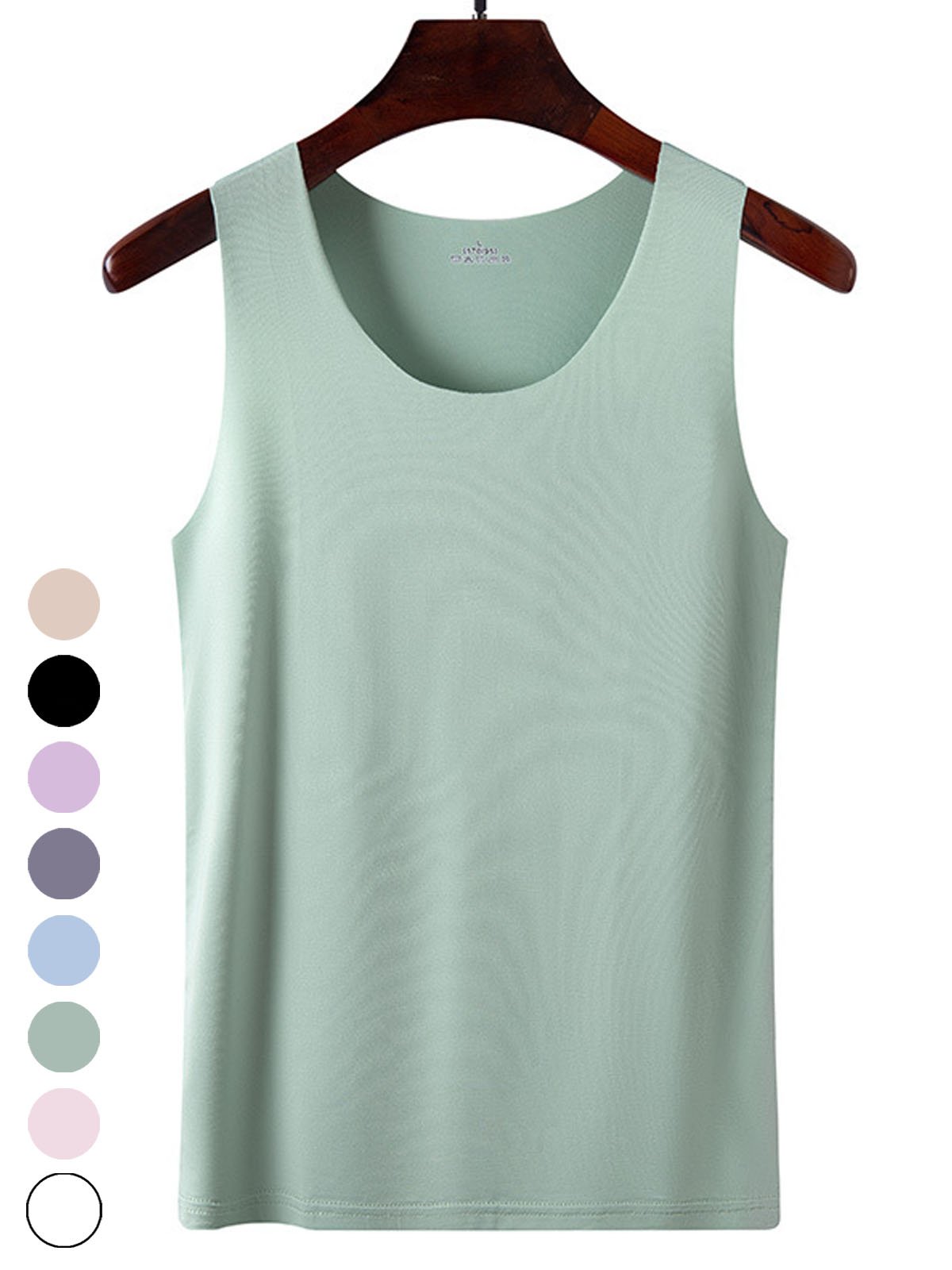 Women's Sleeveless Tank Top Camisole Summer Plain Crew Neck Daily Going Out Casual Top