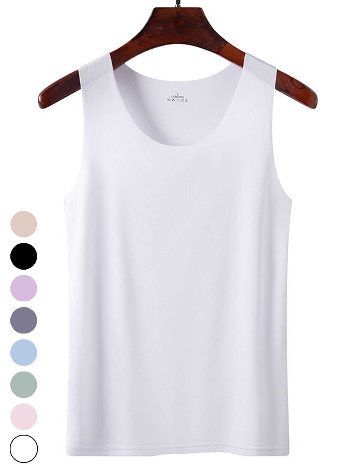 Women's Sleeveless Tank Top Camisole Summer Plain Crew Neck Daily Going Out Casual Top
