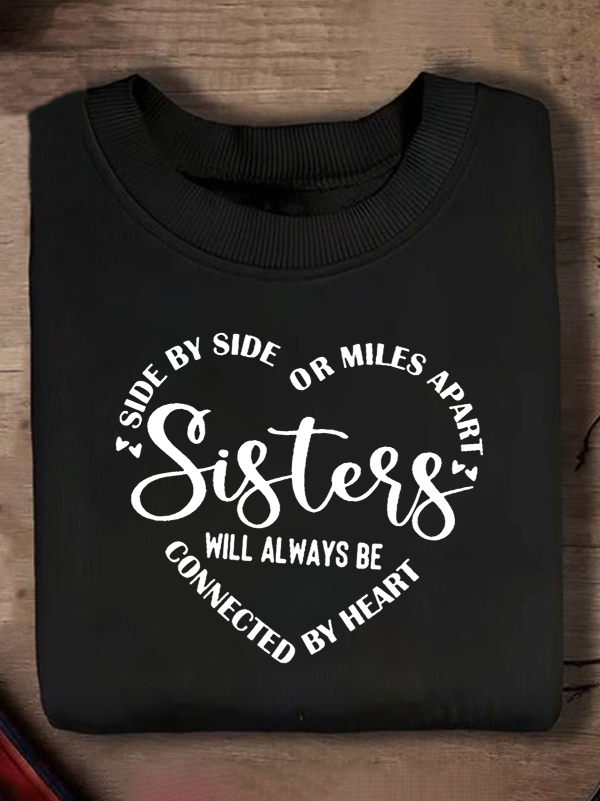 Women Text Letters Crew Neck Casual Spring/Fall Long Sleeve Sweatshirt