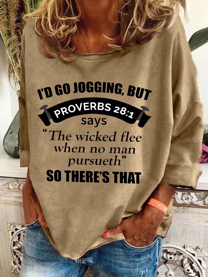 Women Text Letters Crew Neck Casual Spring/Fall Long Sleeve Sweatshirt