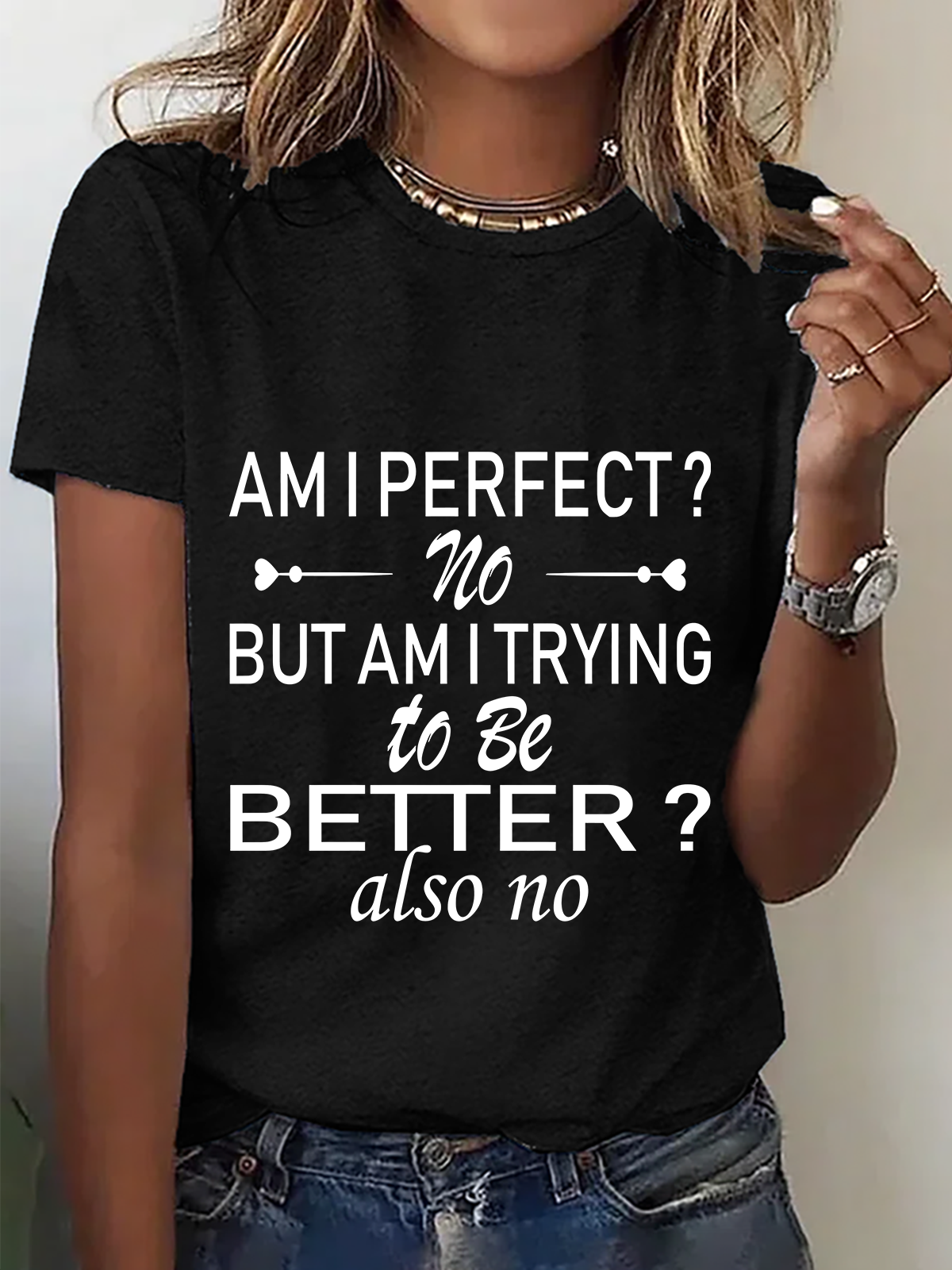 Women's Short Sleeve Tee T-shirt Summer Text Letters Crew Neck Casual Top