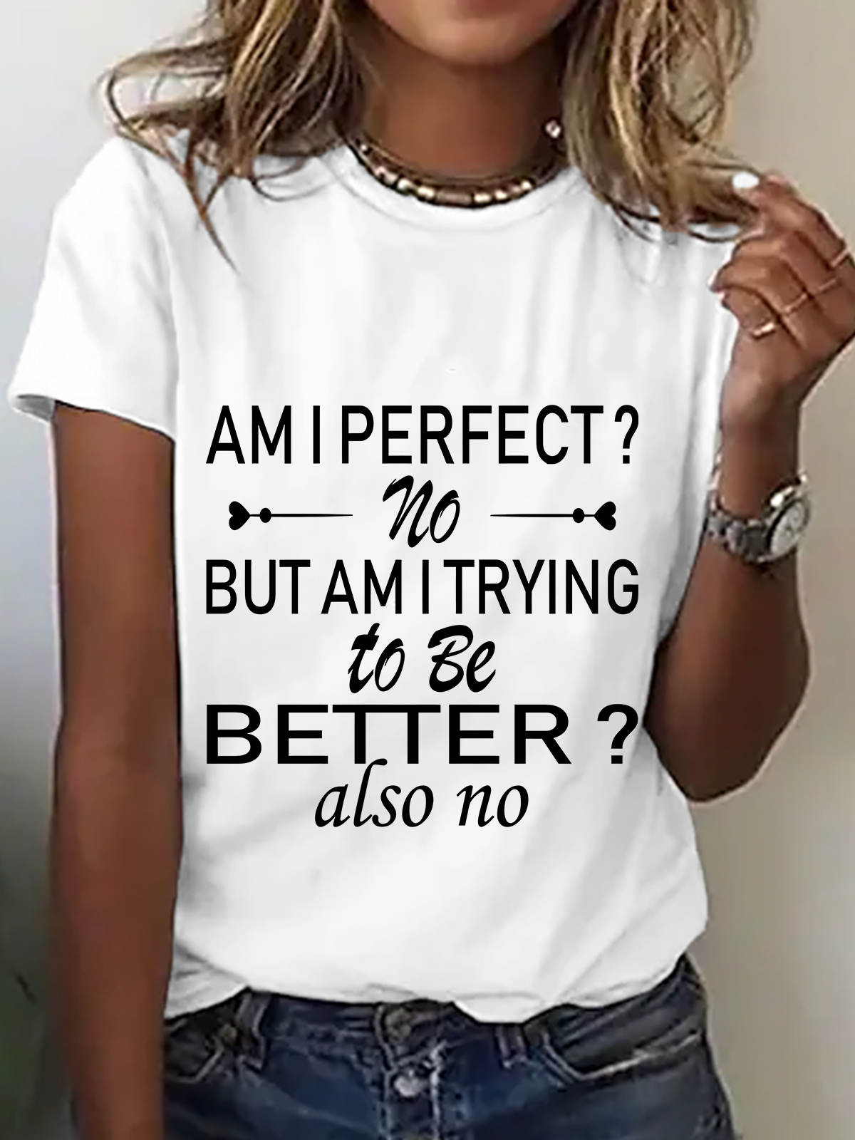 Women's Short Sleeve Tee T-shirt Summer Text Letters Crew Neck Casual Top
