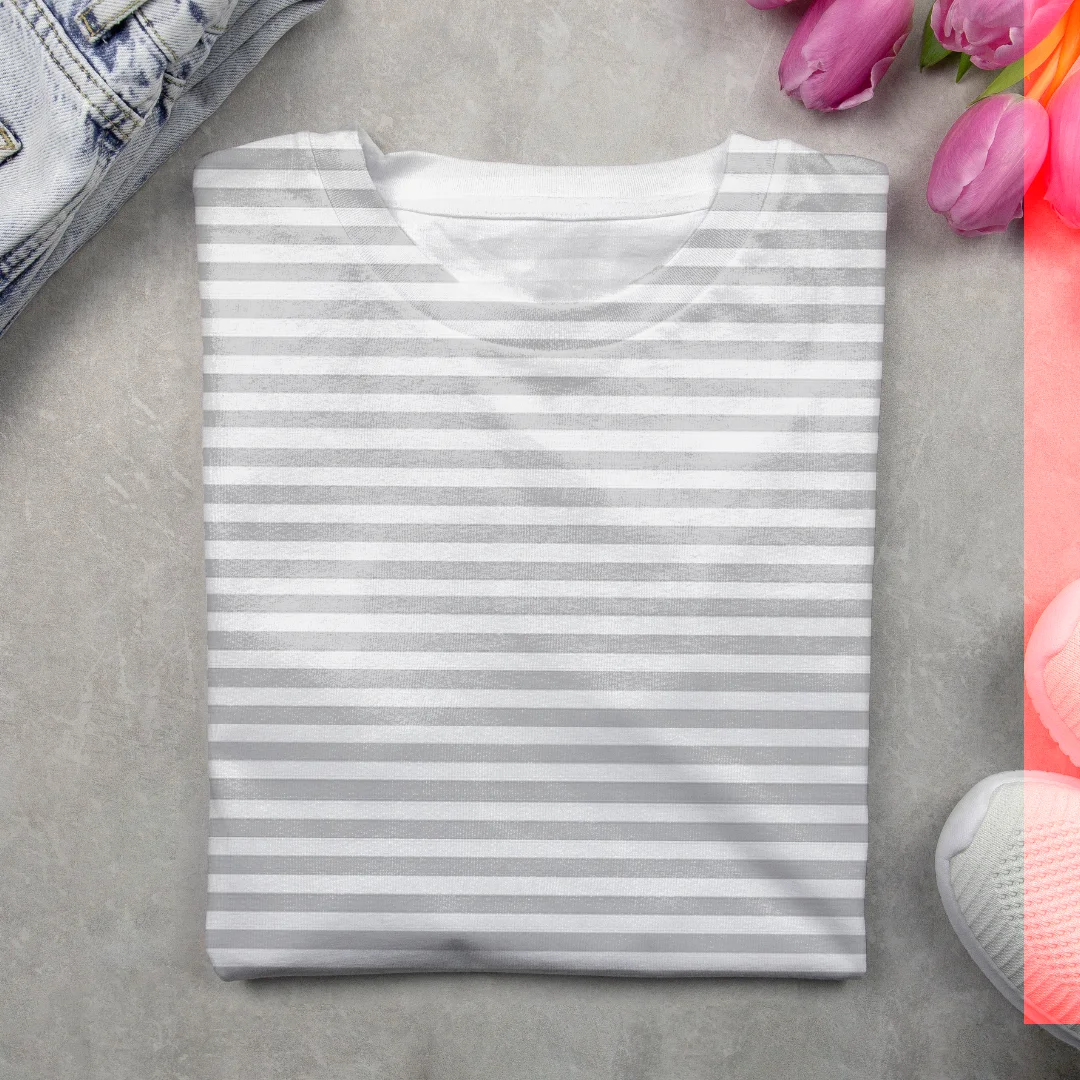 Women's Long Sleeve Tee T-shirt Spring/Fall Striped Printing Crew Neck Casual Graphic Tee Top