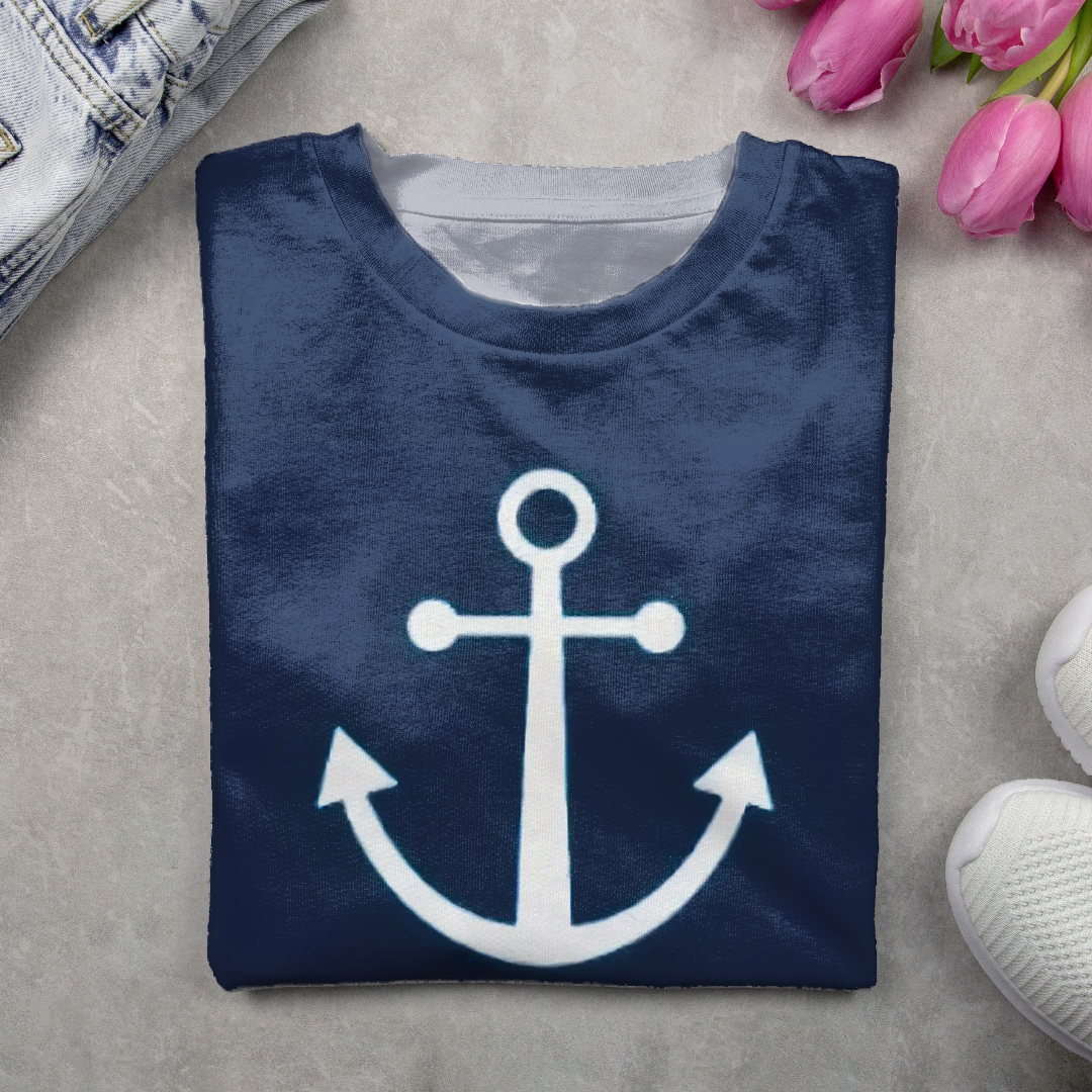 Women's Long Sleeve Tee T-shirt Spring/Fall Striped Printing Crew Neck Casual Graphic Tee Top