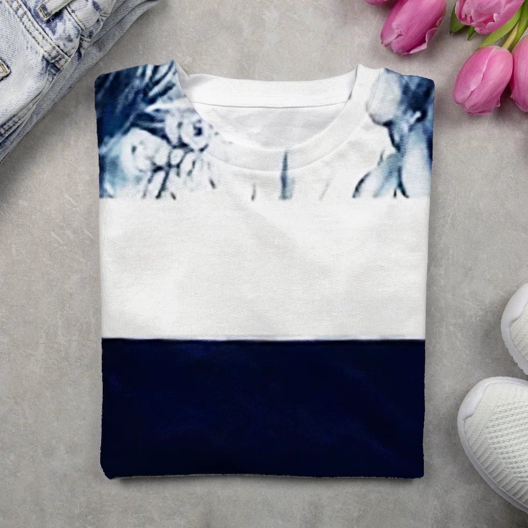 Women's Long Sleeve Tee T-shirt Spring/Fall Floral Printing Crew Neck Casual Graphic Tee Top