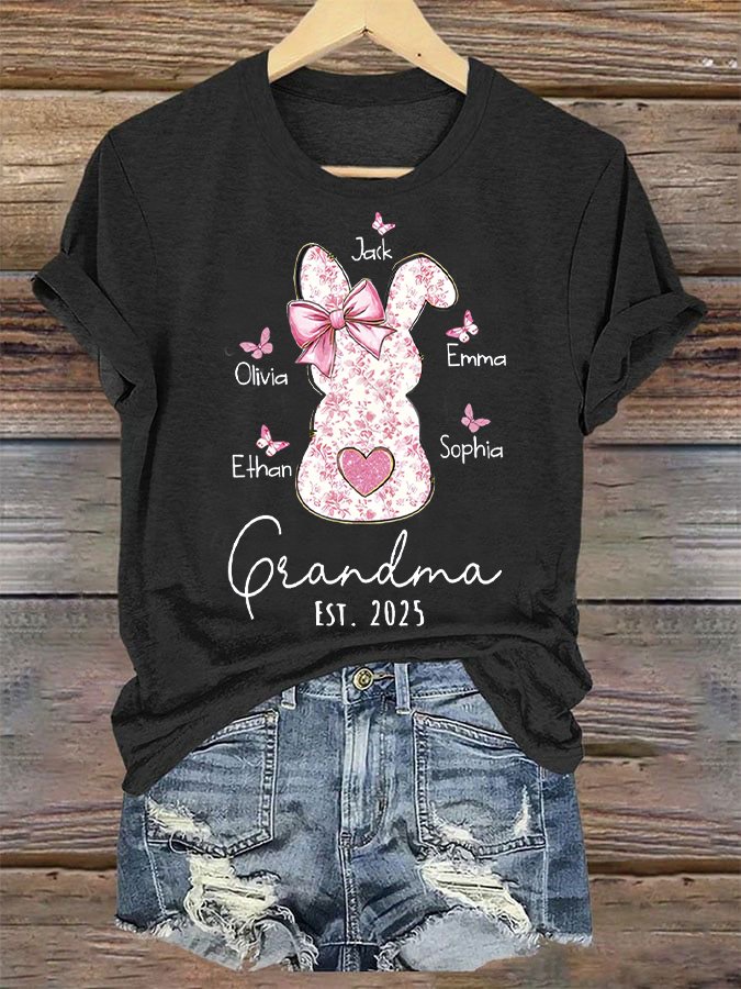 Women's Animal Short Sleeve Tee T-shirt Crew Neck Casual Summer Top