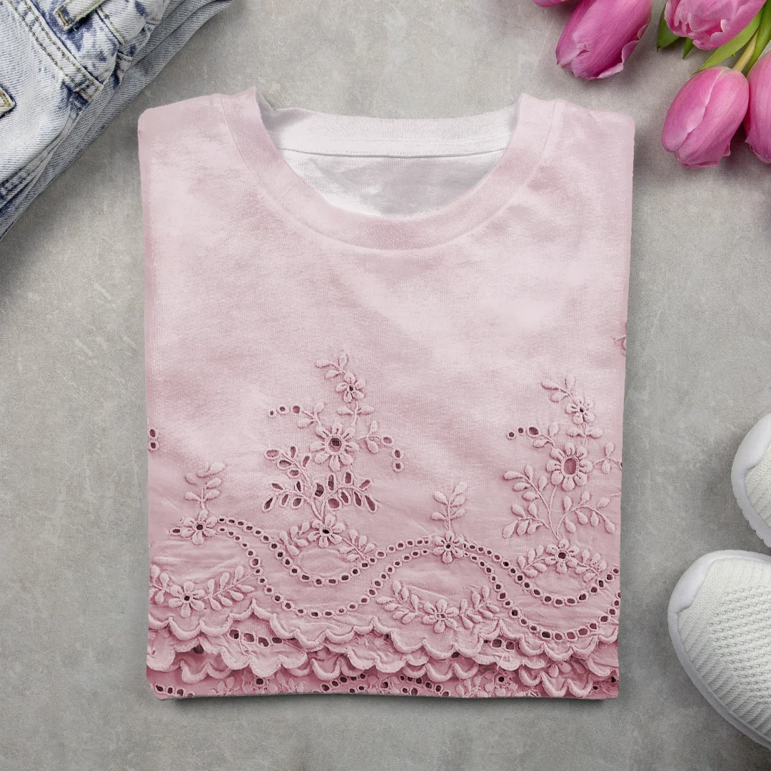 Women's Floral Long Sleeve Tee T-shirt Crew Neck Printing Casual Spring/Fall Graphic Tee Top