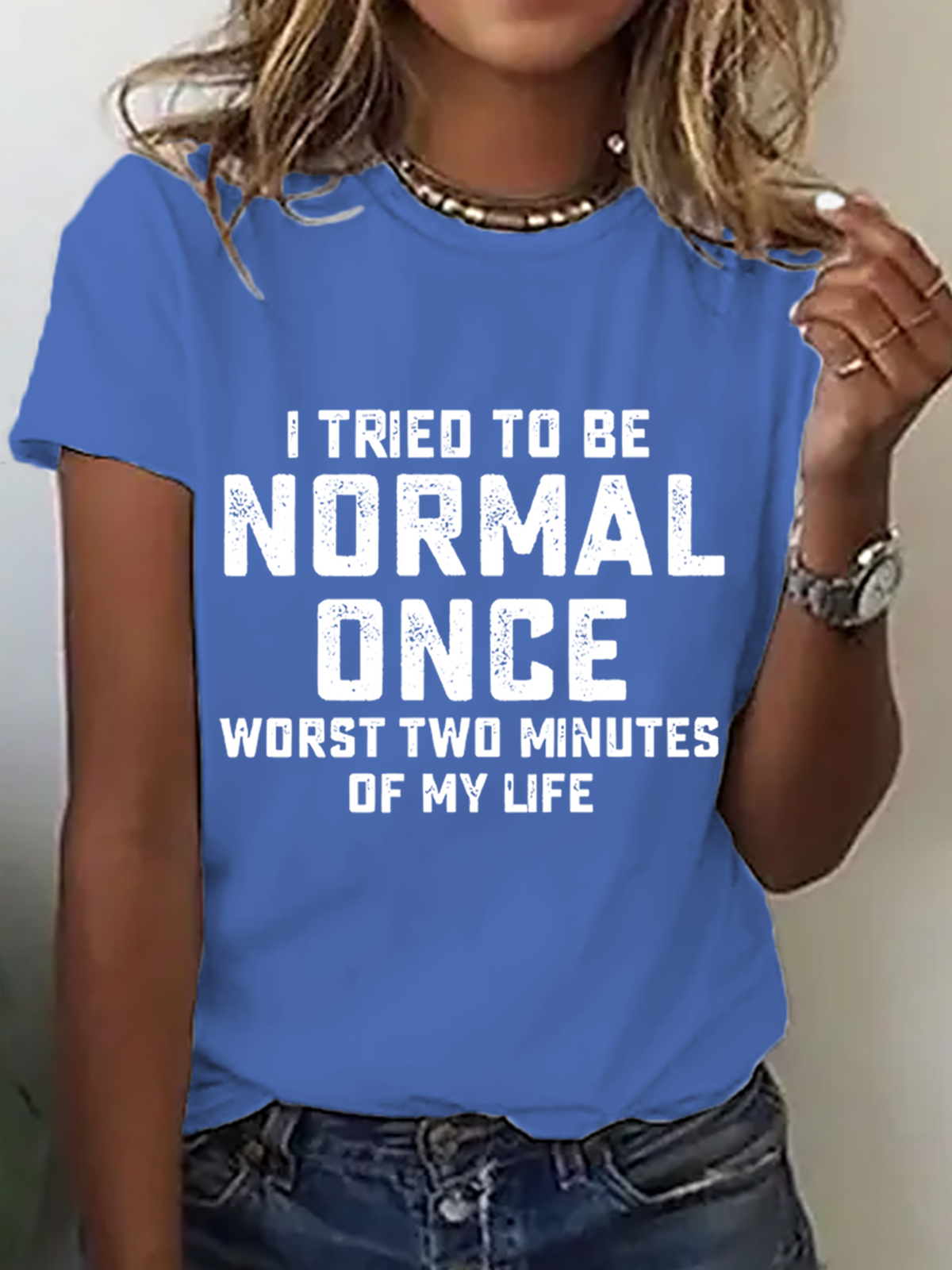 Women Text Letters Short Sleeve Tee T-shirt Crew Neck Casual Summer Top