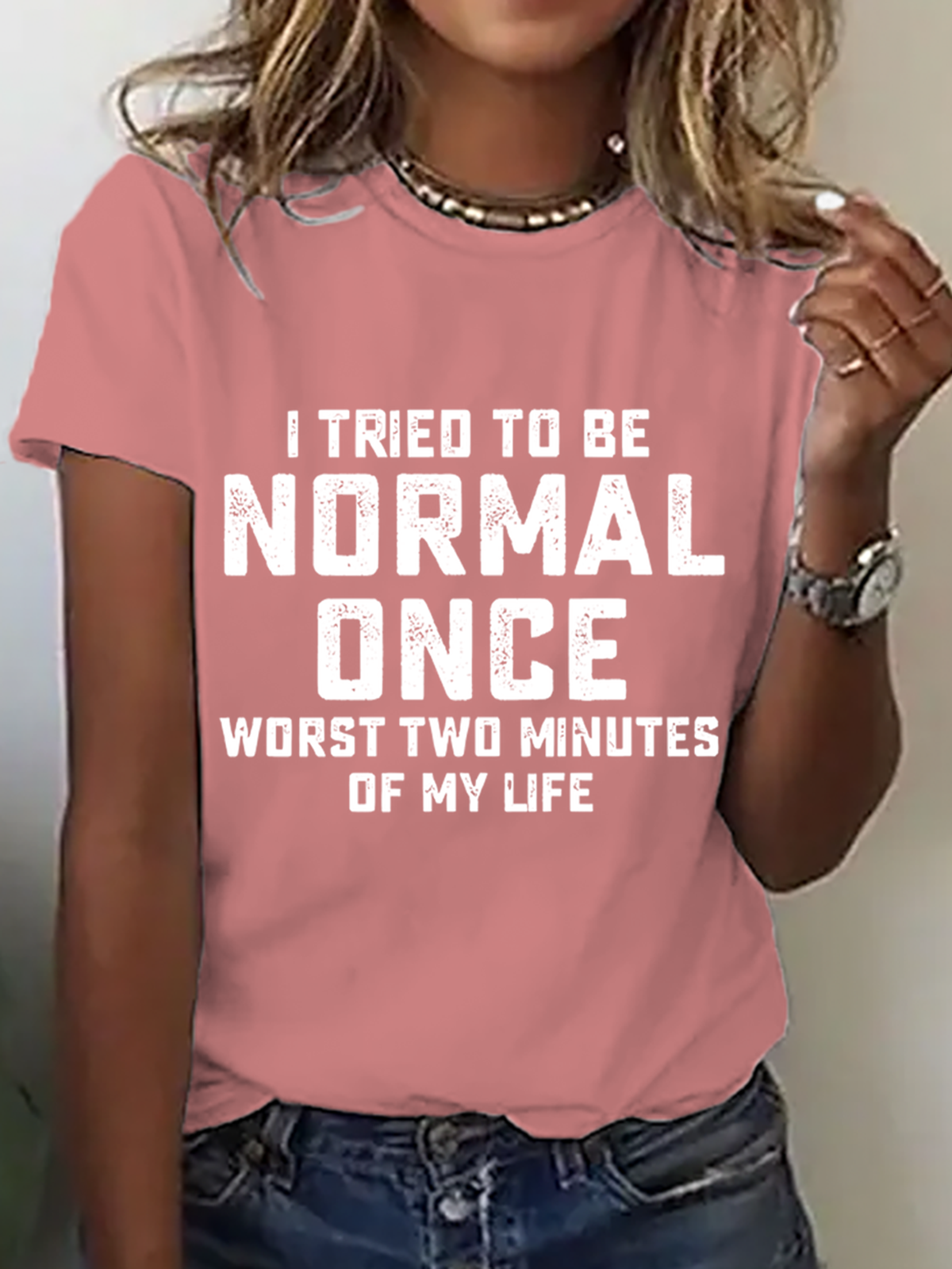 Women Text Letters Short Sleeve Tee T-shirt Crew Neck Casual Summer Top