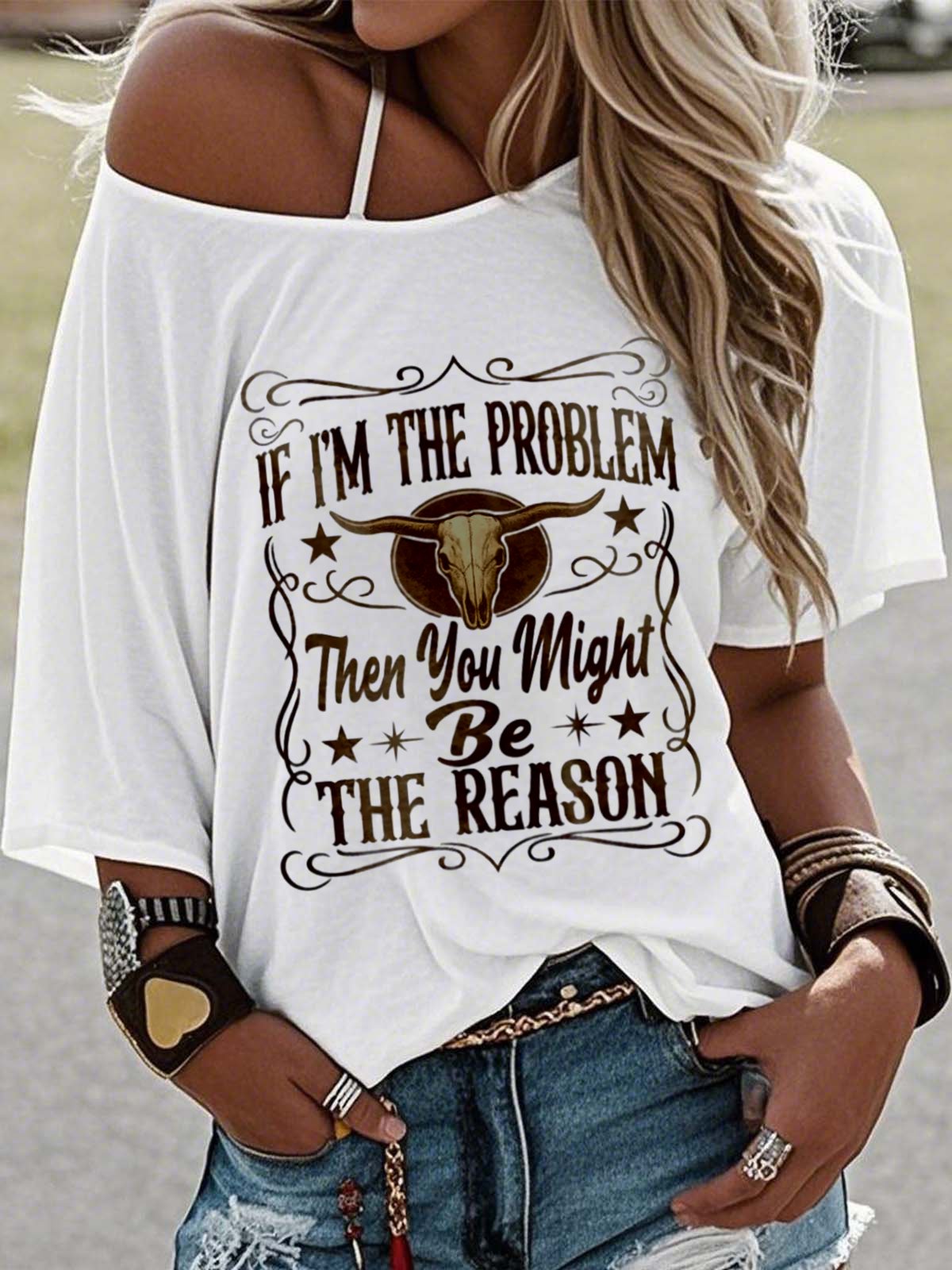 Women Letter Pattern Short Sleeve Tee T-shirt Crew Neck Vintage Summer Top