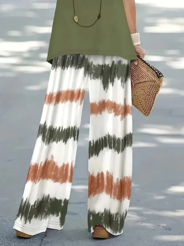 Women Abstract Printing Two-Piece Set Daily Sleeveless Casual Summer Multi-Piece Set Matching Set