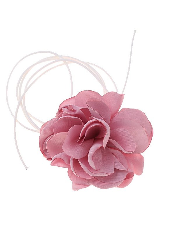 Three-dimensional Flower Strap Rose Necklace Neck Flower Neck Strap Neck Accessory Collar Necklace