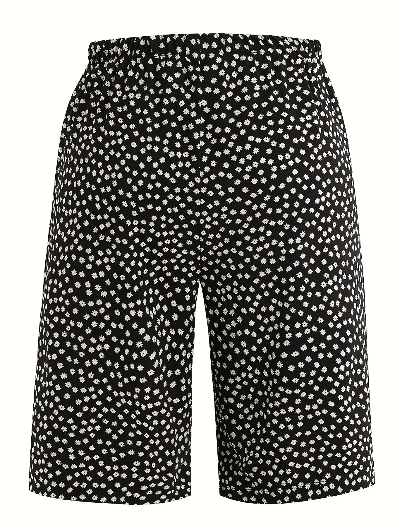 Women Polka Dots Fifth Pants Pant Casual Summer Trousers