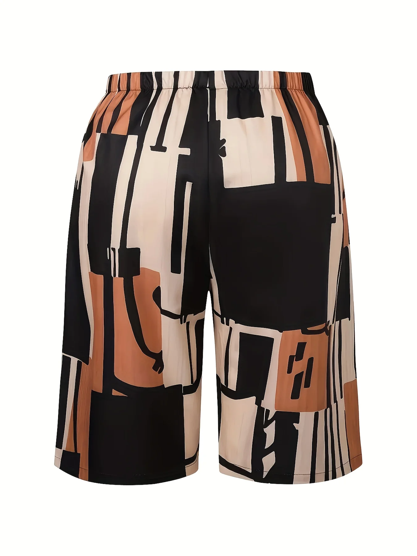 Women Geometric Fifth Pants Pant Casual Summer Trousers