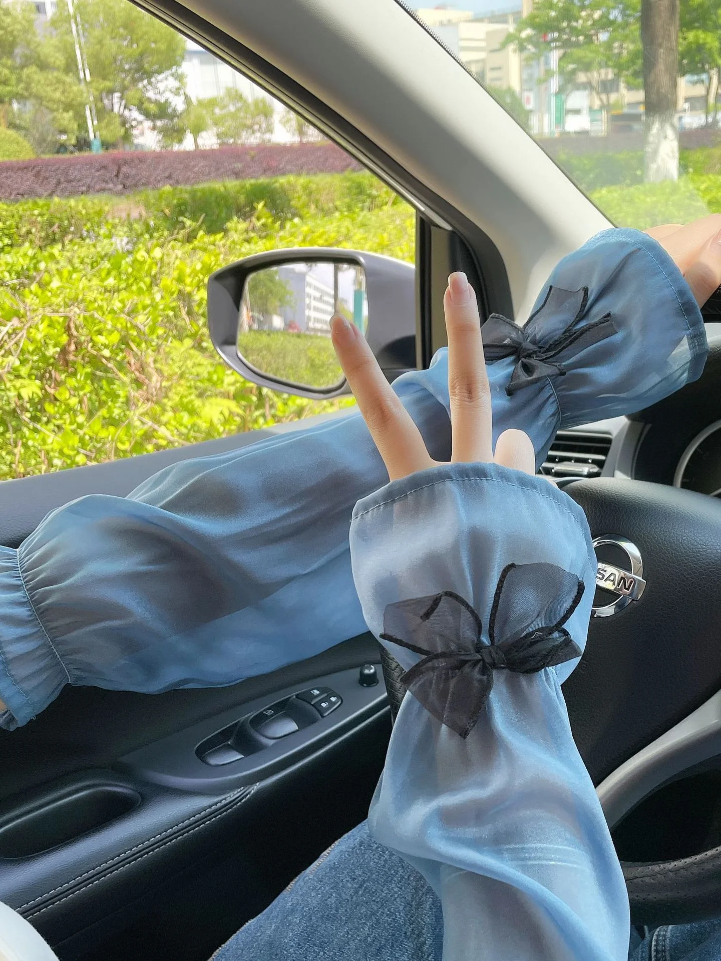 Outdoor Sun Protection Loose Sleeves For Women Anti-ultraviolet Arm Guards Summer Driving Mesh Gloves Thin Lace Ice Sleeves