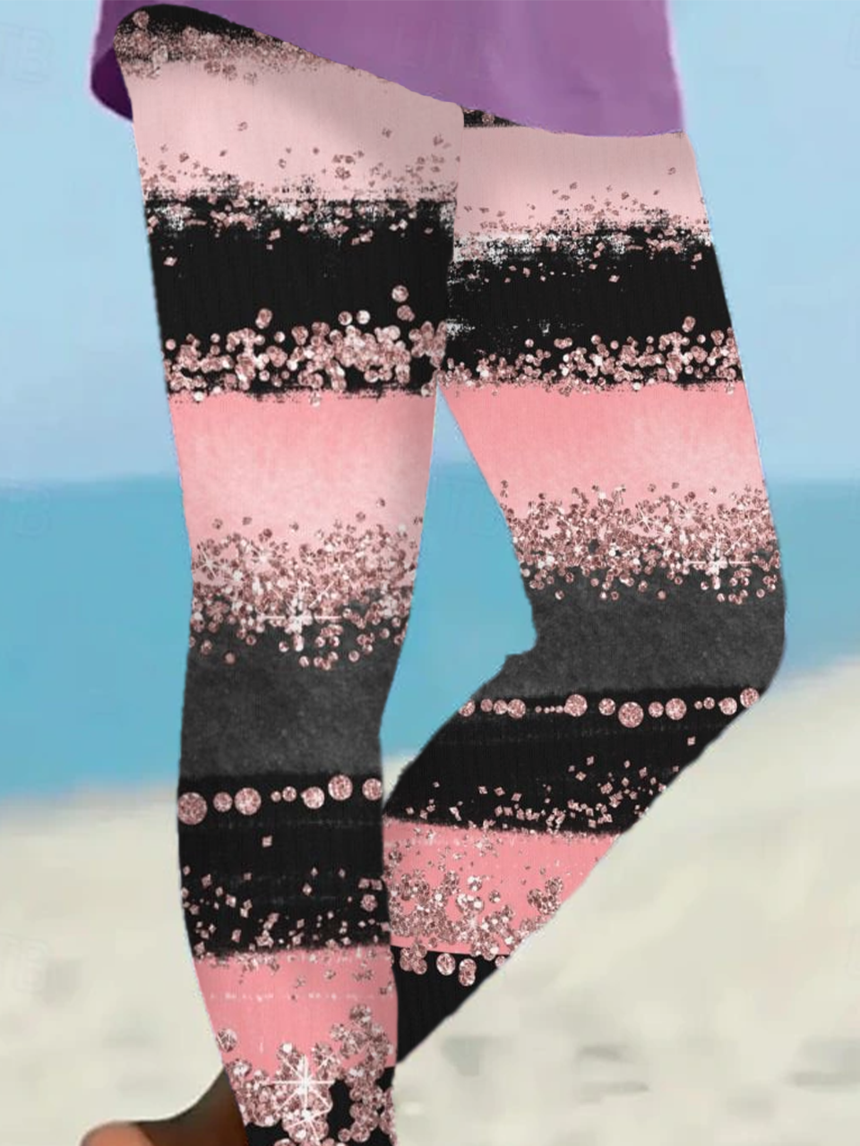 Women Abstract Casual All Season Printing Long Leggings