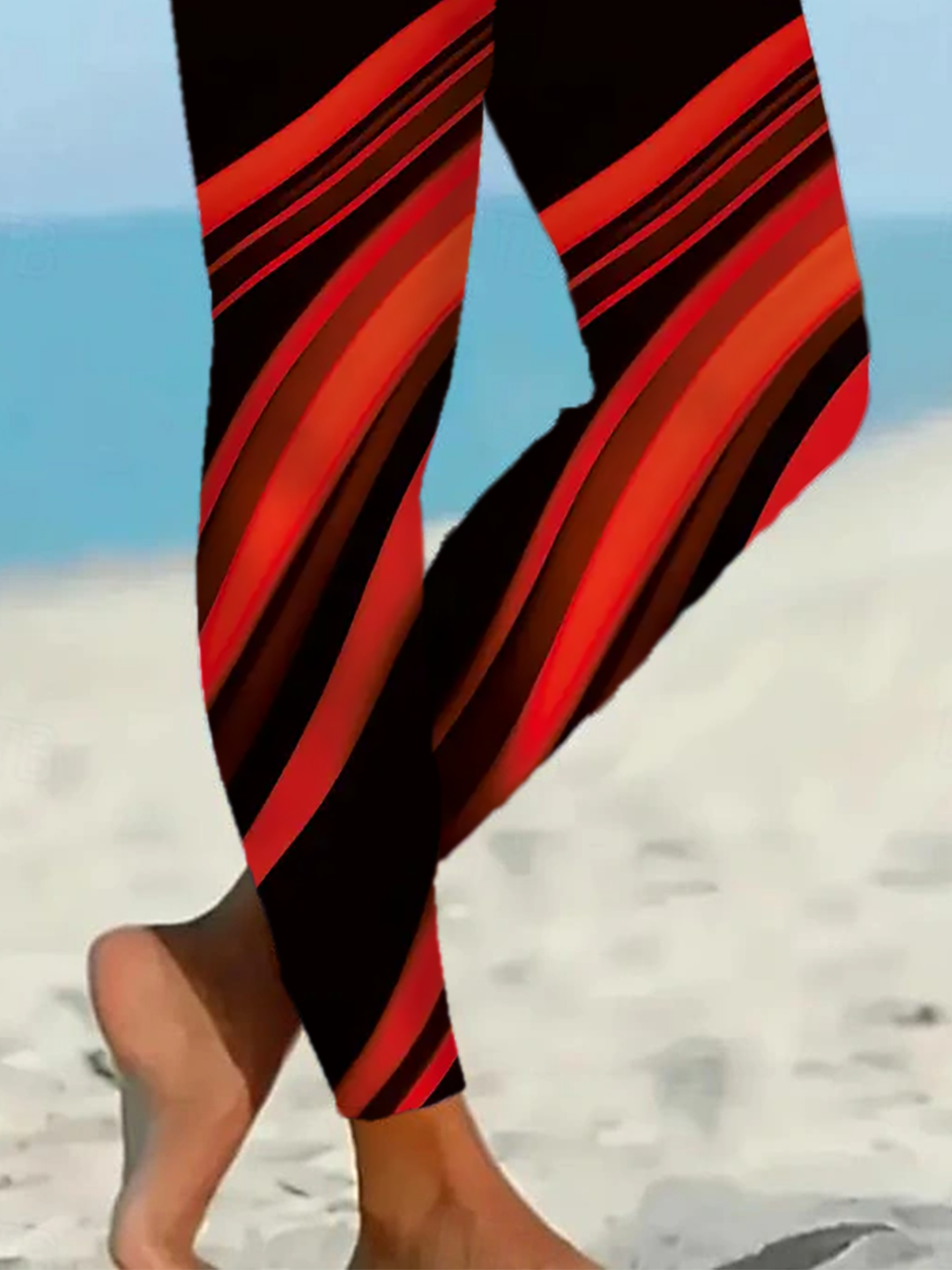 Women Abstract Casual All Season Printing Long Leggings