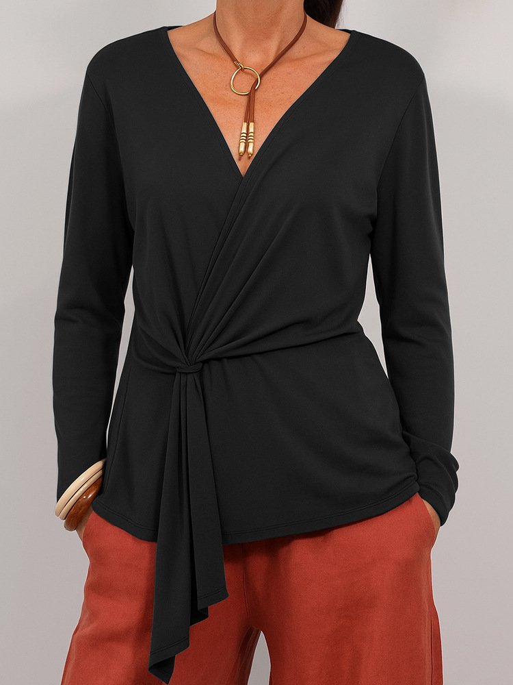 Women Plain Spring/Fall Cover-up Vintage Split Joint Lightweight Cardigan