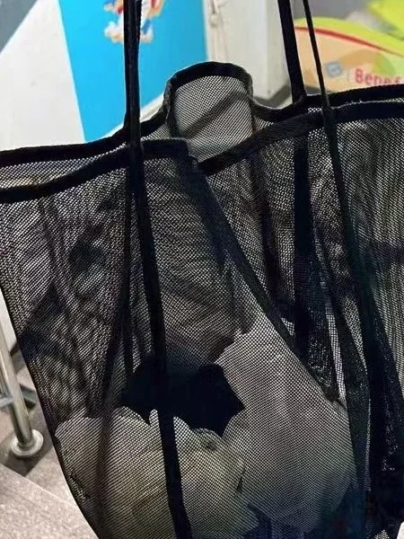 Outdoor Fashion New Versatile Shoulder Bag Children's Large Capacity Toy Storage Bag Multifunctional Beach Bag