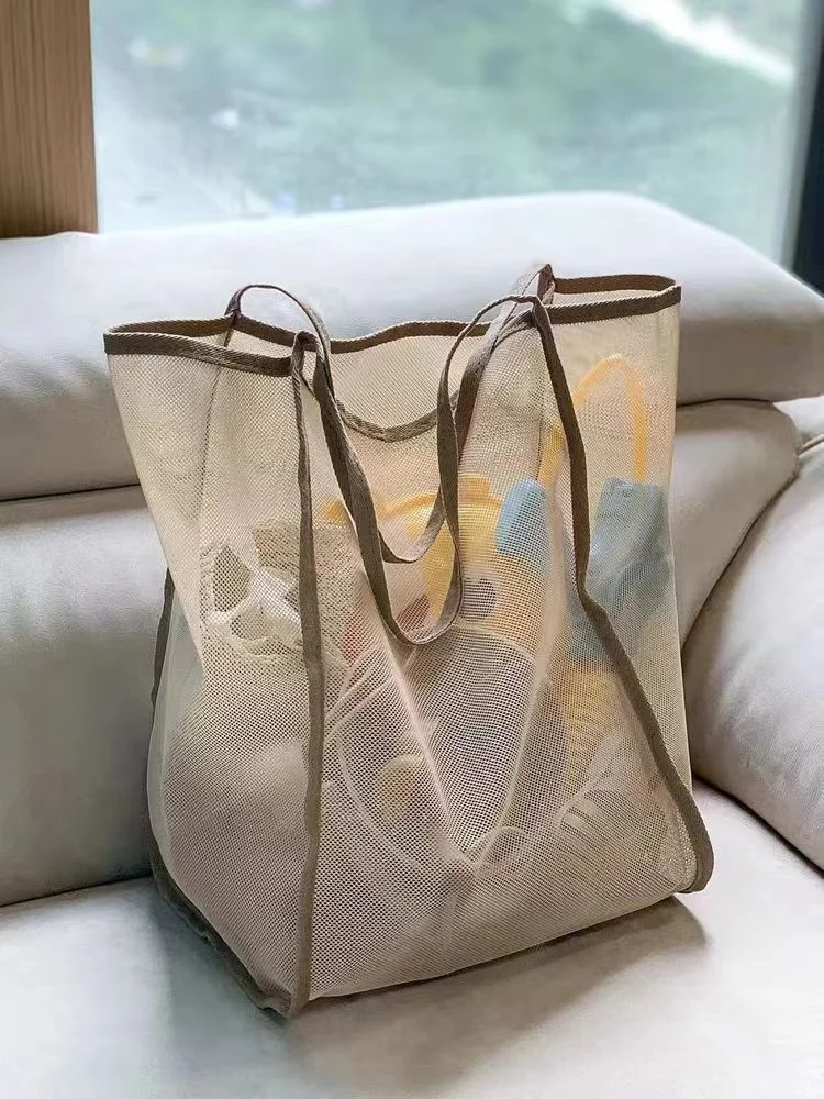 Outdoor Fashion New Versatile Shoulder Bag Children's Large Capacity Toy Storage Bag Multifunctional Beach Bag