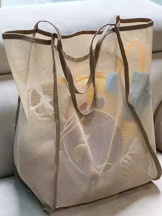Outdoor Fashion New Versatile Shoulder Bag Children's Large Capacity Toy Storage Bag Multifunctional Beach Bag